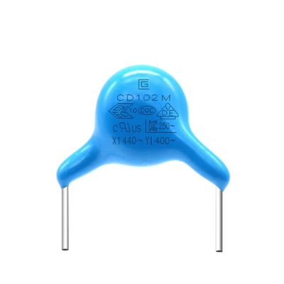 Il condensatore 102M/400V scrive la resistenza ad alta temperatura/ignifugo ceramici
