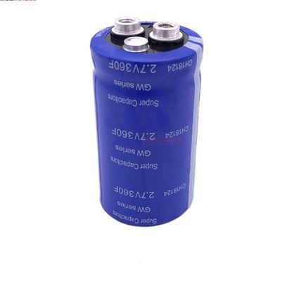 la capacità a corrente forte di scarico di Supercapacitor dell'automobile di 2.7V 360F è forte eccellente