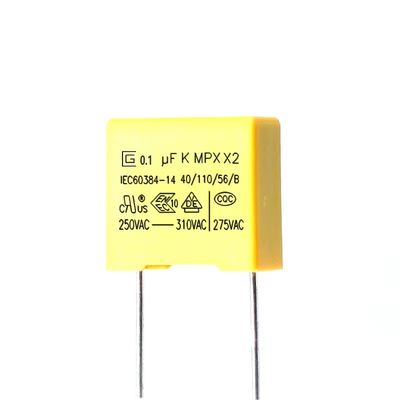Condensatore anti-interferenza del condensatore 300V da 0,1 uF con la proprietà di guarigione di auto