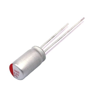 Tramite i condensatori solidi 1000uf 6,3 v 330UF 16V dell'alluminio del polimero del foro