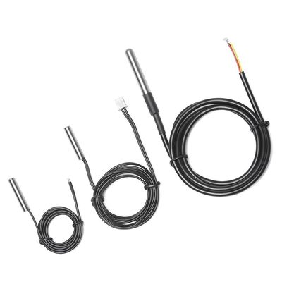 Sonda impermeabile del sensore di temperatura di lunghezza DS18B20 10K 1% B3950 Digital dell'OEM