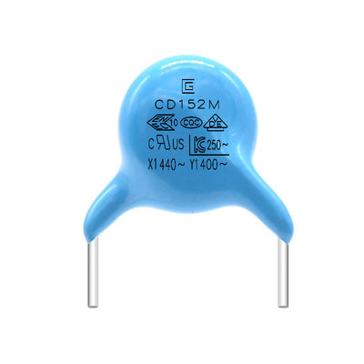 Capacitore di sicurezza Y1 certificato UL 152M/400V tensione nominale forma cilindrica/ rettangolare - VDE/CQC/CE omologato