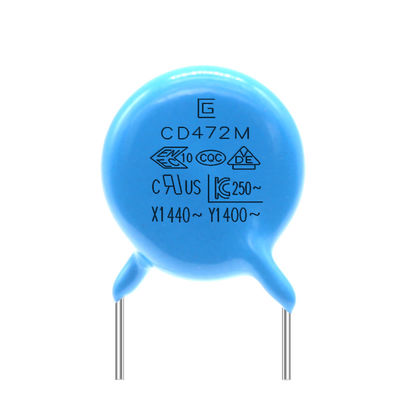 Tempo di impiego lungo ad alta tensione ceramico 400VAC del condensatore 472M del ODM