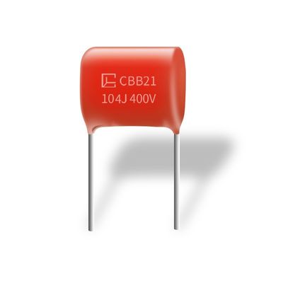 CBB21 104J 400V ha metallizzato guarnizione di Temperaturewax del condensatore del film del polipropilene l'alta
