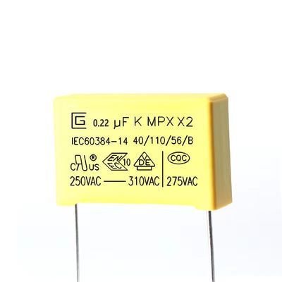 Condensatore anti-interferenza di 0.22UF 224K P15MM 310VAC per il bordo di controllo dell'alimentazione di potere