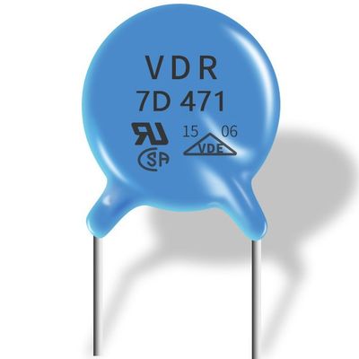 Varistore veloce di risposta 07D471k P5MM nessuna polarità per il cavo di corrente continua