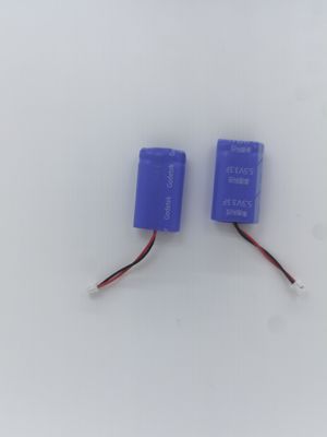 5.5V 1.5F Tempo di ricarica/scarica rapida Condensatore ad alta capacità con durata di ciclo di 000 volte