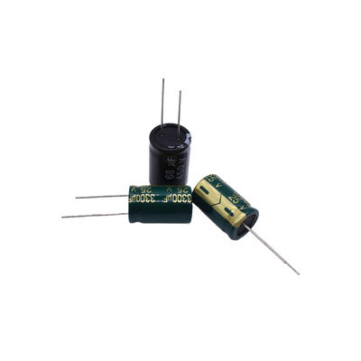 Capacitore elettrolitico in alluminio di resistenza per dispositivi elettronici 25V3300UF