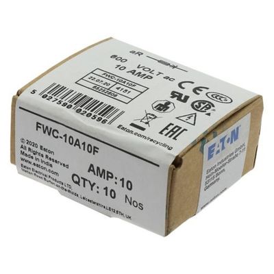 Eccellente capacità di ciclismo e prestazioni Cramic Fuse Eaton Bussmann 10 X 38 mm Ferrule Fuse FWC-1A10F