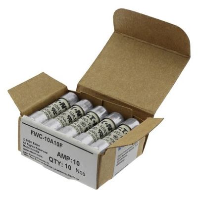 Eccellente capacità di ciclismo e prestazioni Cramic Fuse Eaton Bussmann 10 X 38 mm Ferrule Fuse FWC-1A10F