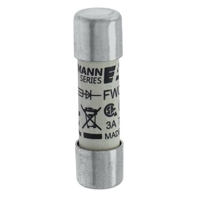 Eccellente capacità di ciclismo e prestazioni Cramic Fuse Eaton Bussmann 10 X 38 mm Ferrule Fuse FWC-3A10F