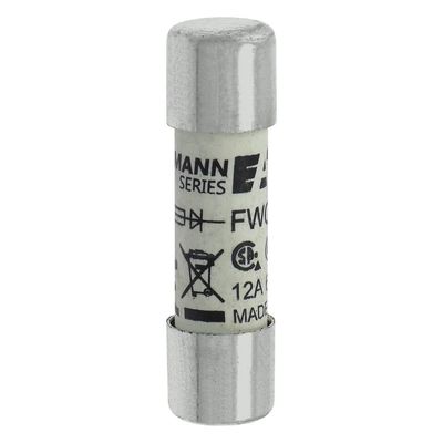 Eccellente capacità di ciclismo e prestazioni Cramic Fuse Eaton Bussmann 10 X 38 mm Ferrule Fuse FWC-12A10F