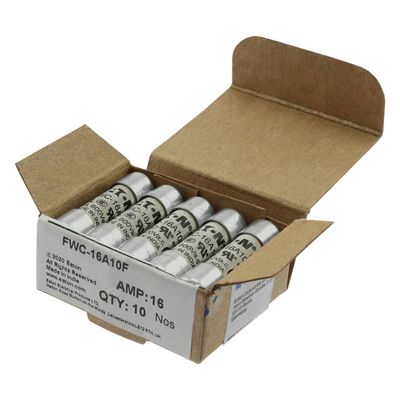Eccellente capacità di ciclismo e prestazioni Cramic Fuse Eaton Bussmann 10 X 38 mm Ferrule Fuse FWC-16A10F