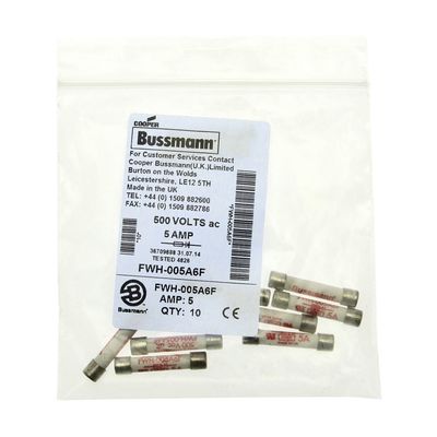 Fusibili a ferro per la protezione del bus comune a corrente continua FWH-005A 6*32mm