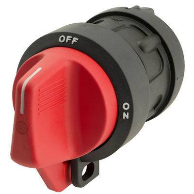 Segni di accensione / spegnimento Manopola rossa 75920 Batteria interruttore principale 36 Volt